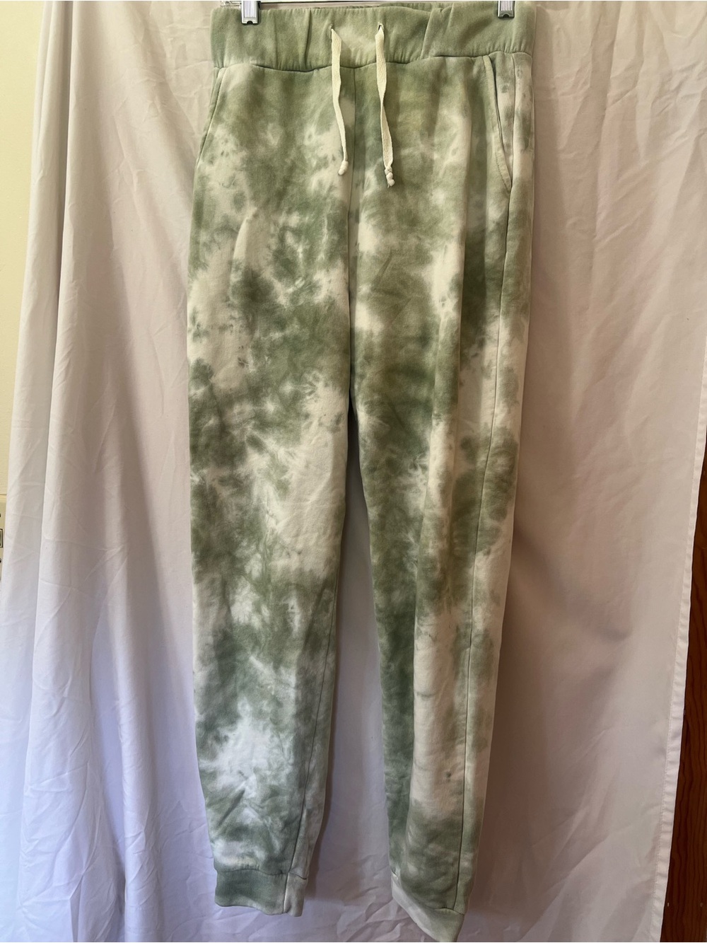 Women’s Green Tie-Dye Jogger Sweatpants